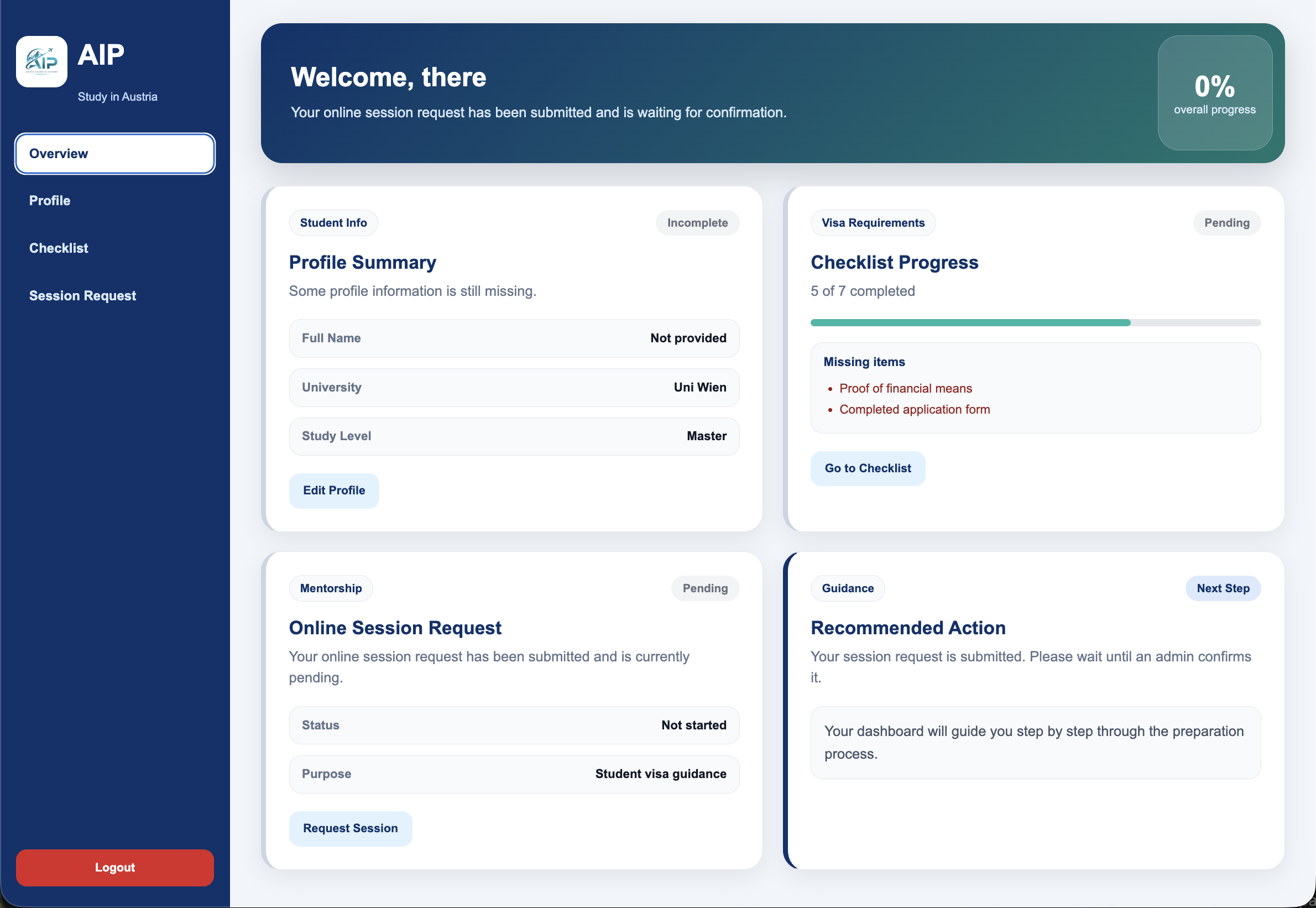 AIP screenshot 2